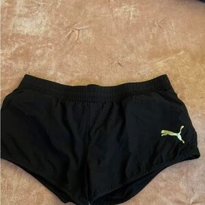 Puma Women's Black Athletic Shorts